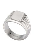 Перстень Fossil чоловічий колір срібний (3309601)