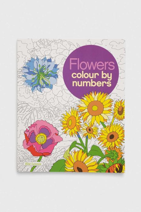Розмальовка Arcturus Publishing Ltd Flowers Colour by Numbers, Else Lennox колір барвистий