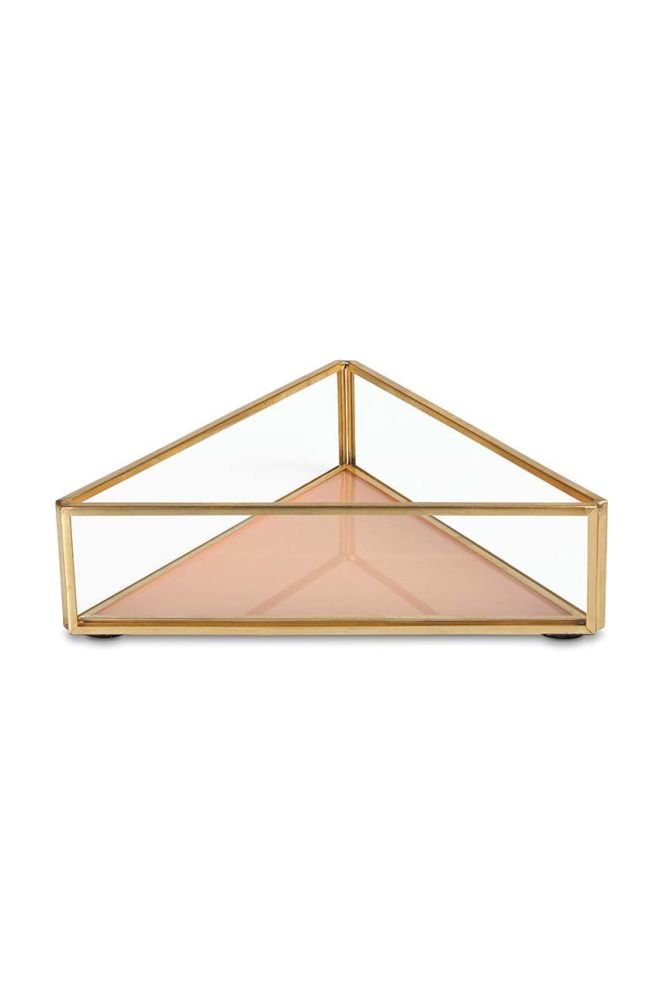 &k amsterdam Декоративний піднос Treasure Triangle колір помаранчевий (2361933)