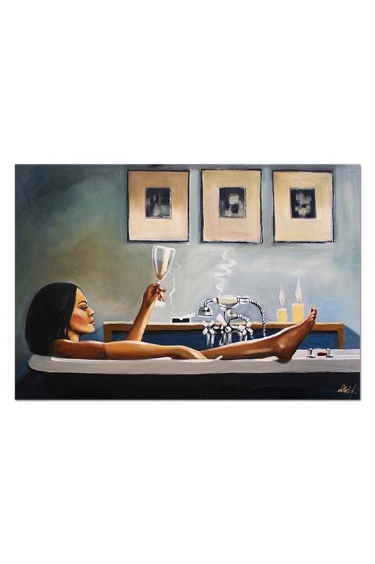 Інтерпретація, написана маслом Jack Vettriano, Night-Time Rituals колір барвистий