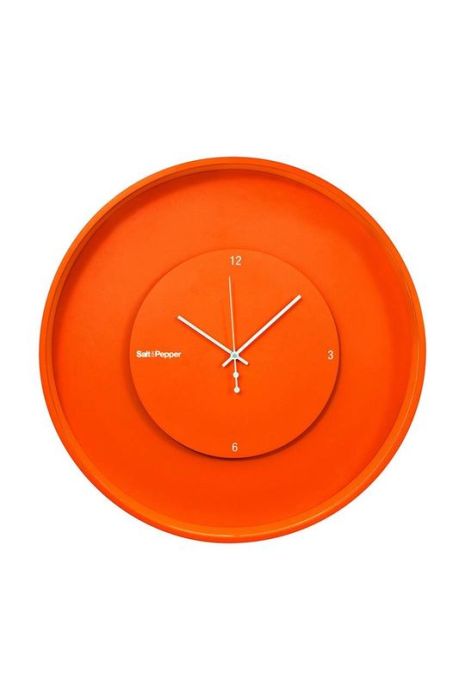 Настінний годинник S|P Collection zone колір помаранчевий