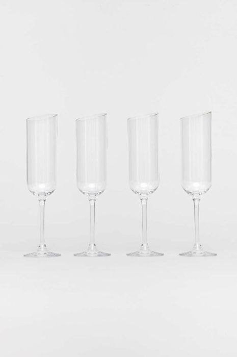 Набір келихів для шампанського Villeroy & Boch NewMoon 4-pack колір прозорий