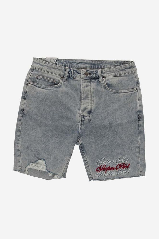 Джинсові шорти KSUBI чоловічі MSP23WA010-DENIMM колір блакитний