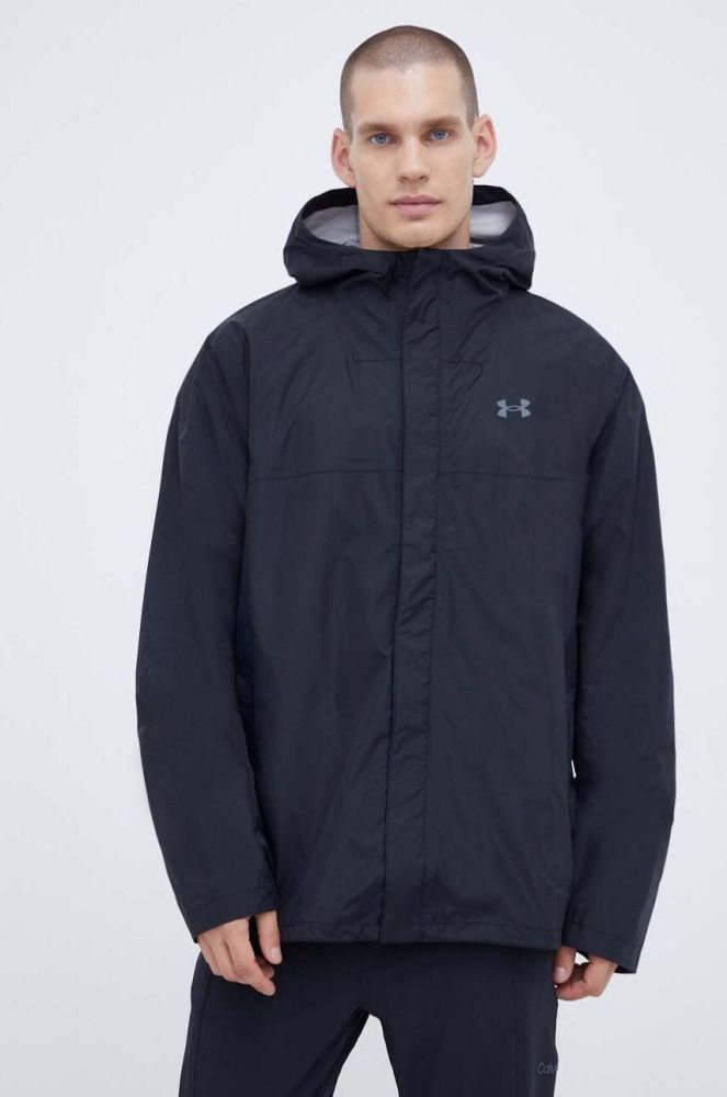 Куртка Under Armour чоловіча колір чорний перехідна (3518014)