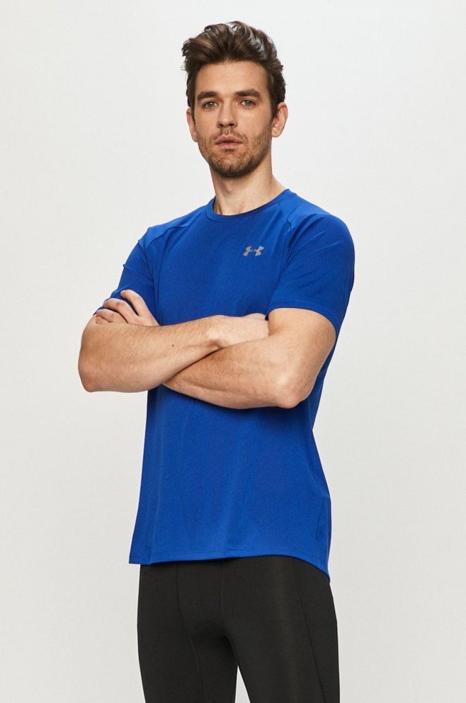Тренувальна футболка Under Armour Tech 2.0 однотонна 1326413-191 колір фіолетовий