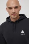 Кофта Burton чоловіча колір чорний з аплікацією