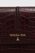 Шкіряна сумочка Patrizia Pepe колір фіолетовий (1913816)