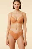 Бюстгальтер Etam колір помаранчевий мереживо однотонний (2539952)