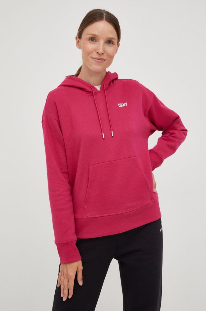 Кофта Dkny жіноча колір рожевий з аплікацією (2664715)