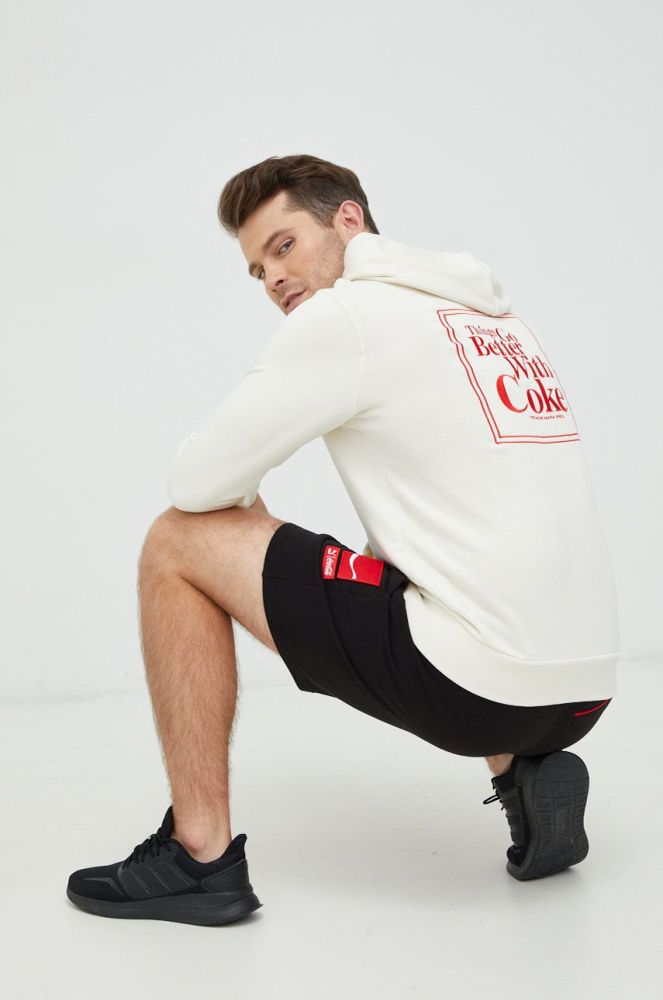 Кофта Puma Puma X Coca Cola чоловіча колір бежевий з аплікацією