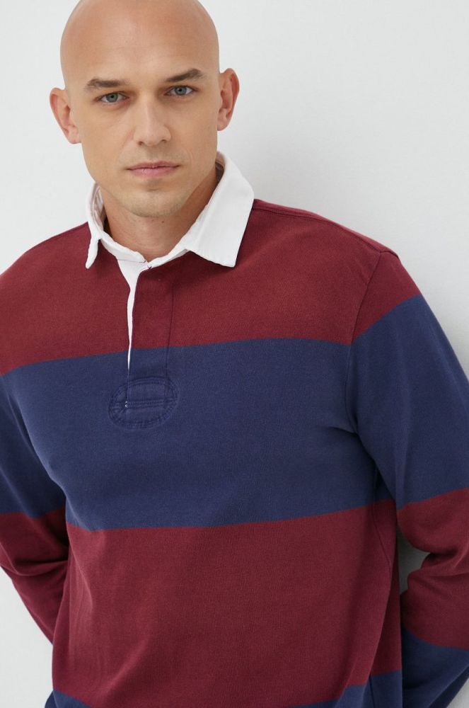 Бавовняний лонгслів Polo Ralph Lauren візерунок колір барвистий (2781966)