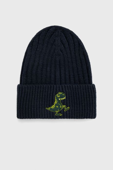 Дитяча шапка Name it колір синій з товстого трикотажу (2723322)