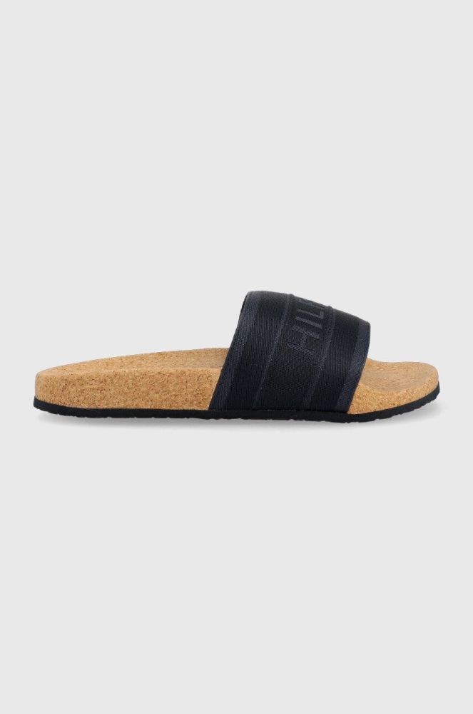 Шльопанці Tommy Hilfiger Tommy Webbing жіночі колір синій