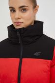 Куртка 4F жіноча колір червоний перехідна