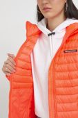 Куртка Superdry жіноча колір помаранчевий перехідна