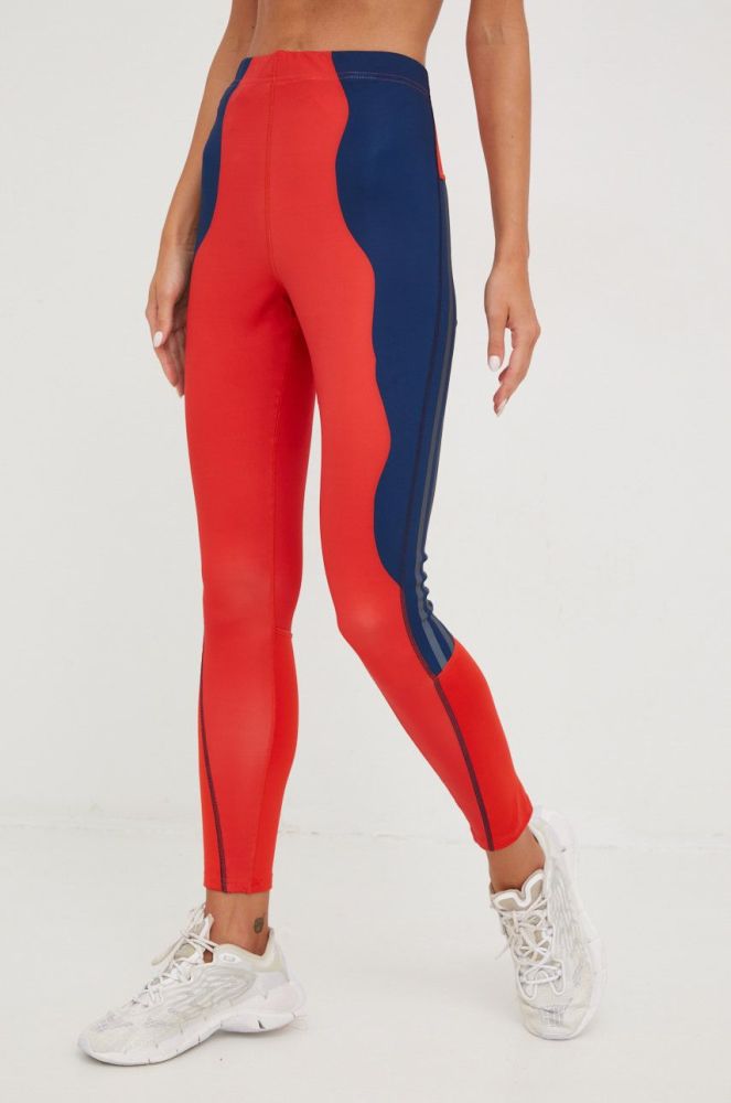Легінси для бігу adidas Performance Marimekko жіночі колір червоний візерунок