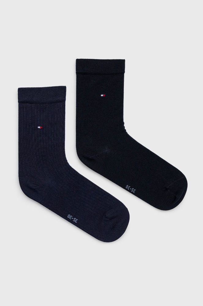 Шкарпетки Tommy Hilfiger жіночі колір синій (2637623)
