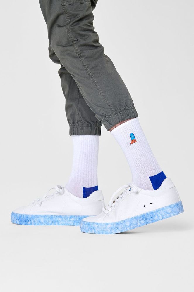 Шкарпетки Happy Socks чоловічі колір білий (2540068)
