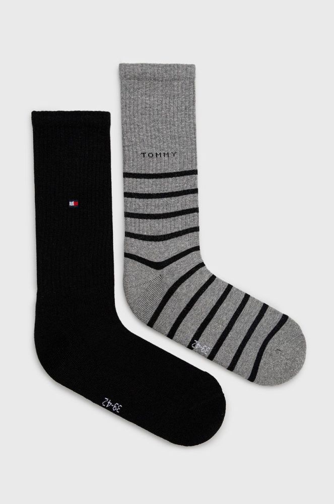 Шкарпетки Tommy Hilfiger чоловічі колір сірий (2637461)
