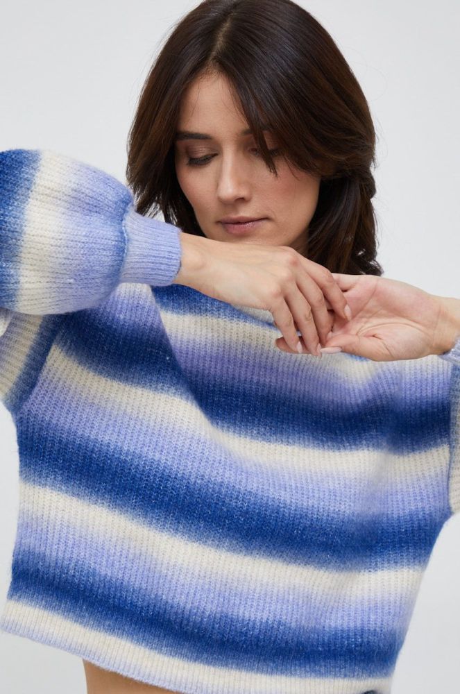 Светр Vero Moda жіночий легкий колір блакитний (2754654)