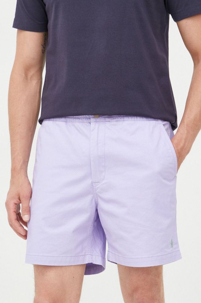 Шорти Polo Ralph Lauren чоловічі колір фіолетовий (2493089)