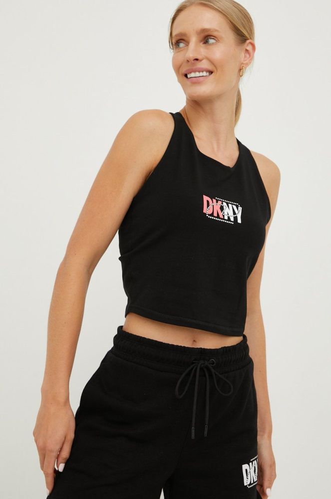 Топ Dkny жіночий колір чорний (2583830)