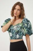 Блузка Gestuz жіноча візерунок колір барвистий (3348349)