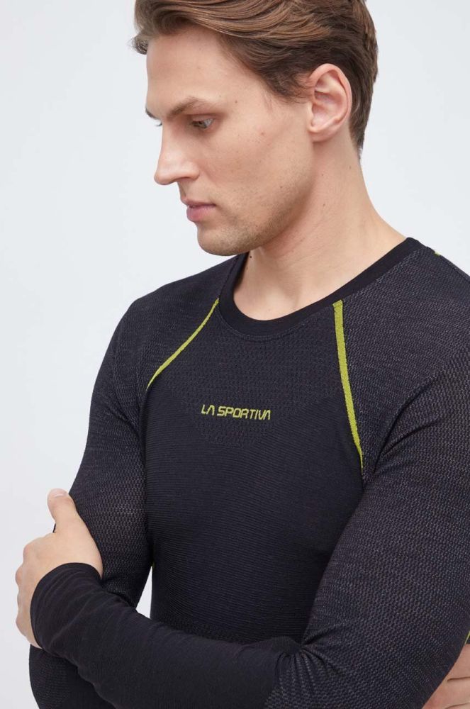 Функціональний лонгслів LA Sportiva Wool40 Aero колір чорний (3656176)