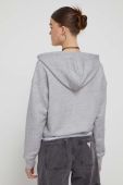 Кофта UGG жіноча колір сірий з капюшоном однотонна (3470201)