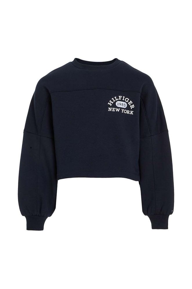 Дитяча кофта Tommy Hilfiger колір синій однотонна (3496502)