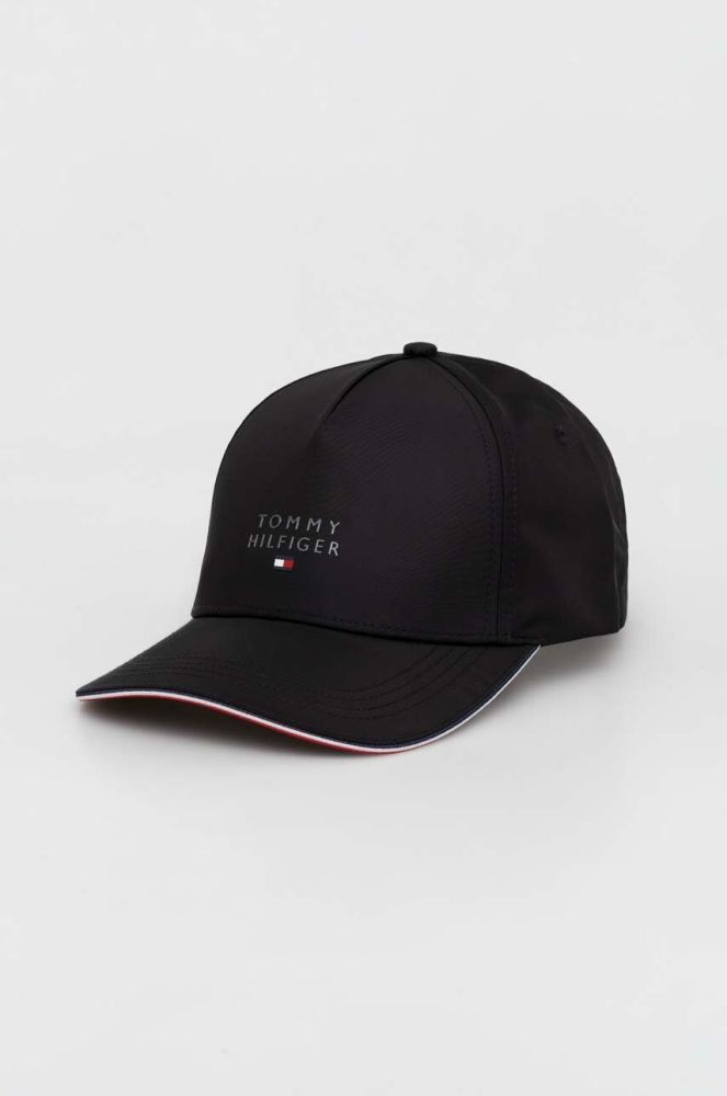 Кепка Tommy Hilfiger колір чорний з аплікацією (3302757)