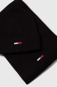 Шапка і шарф Tommy Jeans колір чорний (3519845)