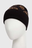 Шапка з домішкою вовни Guess колір коричневий (3473711)
