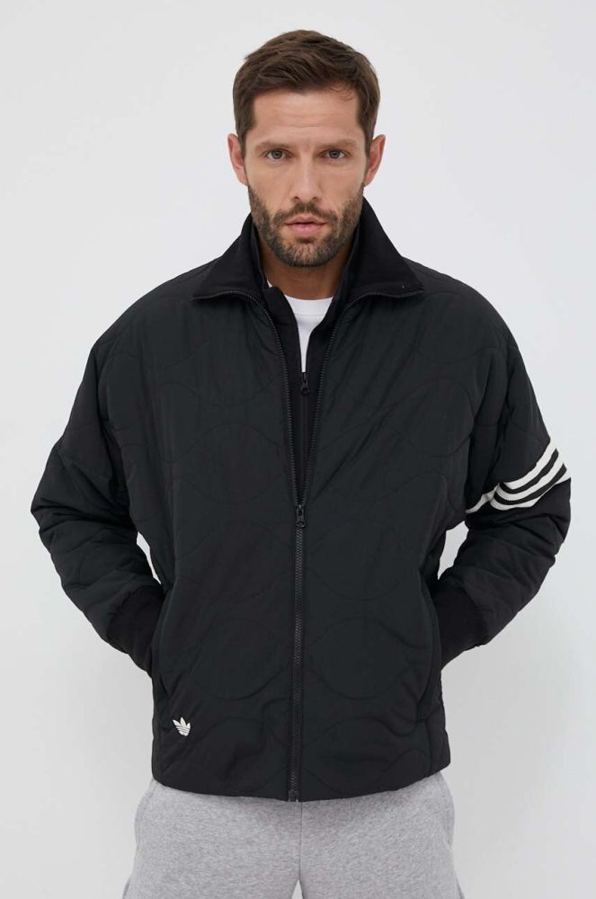Куртка adidas Originals чоловіча колір чорний перехідна oversize (3319726)