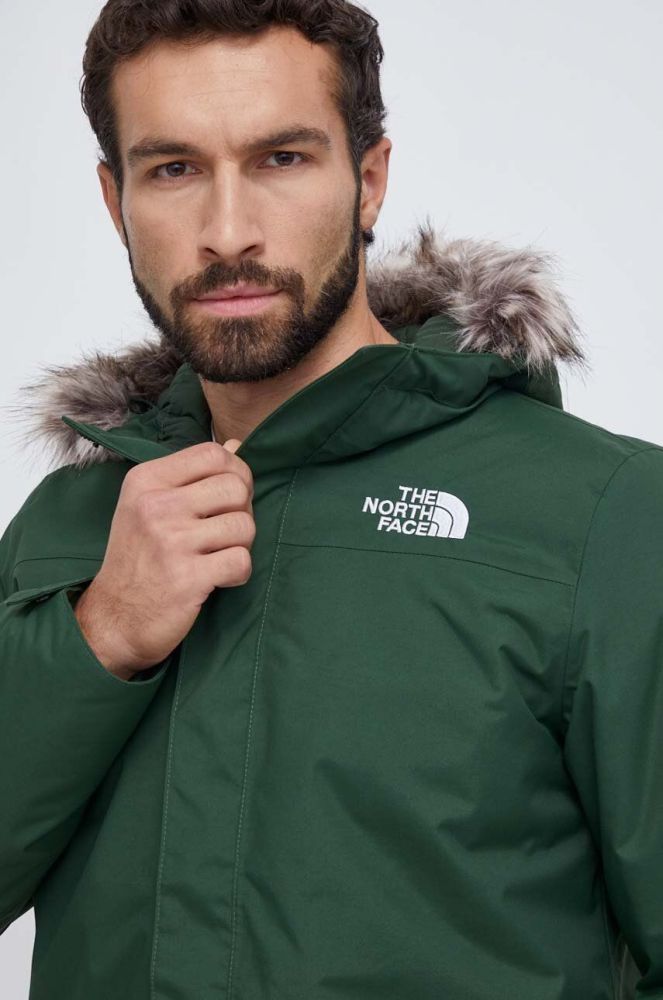 Куртка The North Face чоловіча колір зелений перехідна (3598029)