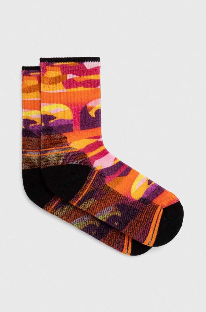 Шкарпетки Smartwool Hike Light Cushion Bear Country Print колір барвистий