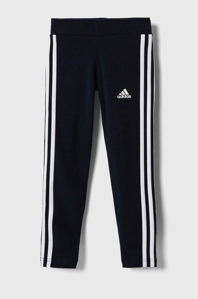Дитячі легінси adidas колір синій з аплікацією (3442241)