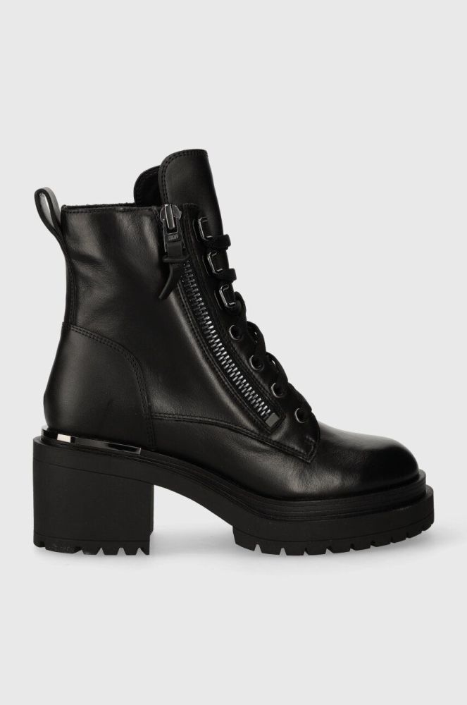 Черевики Dkny Philippa жіночі колір чорний каблук блок K3341093