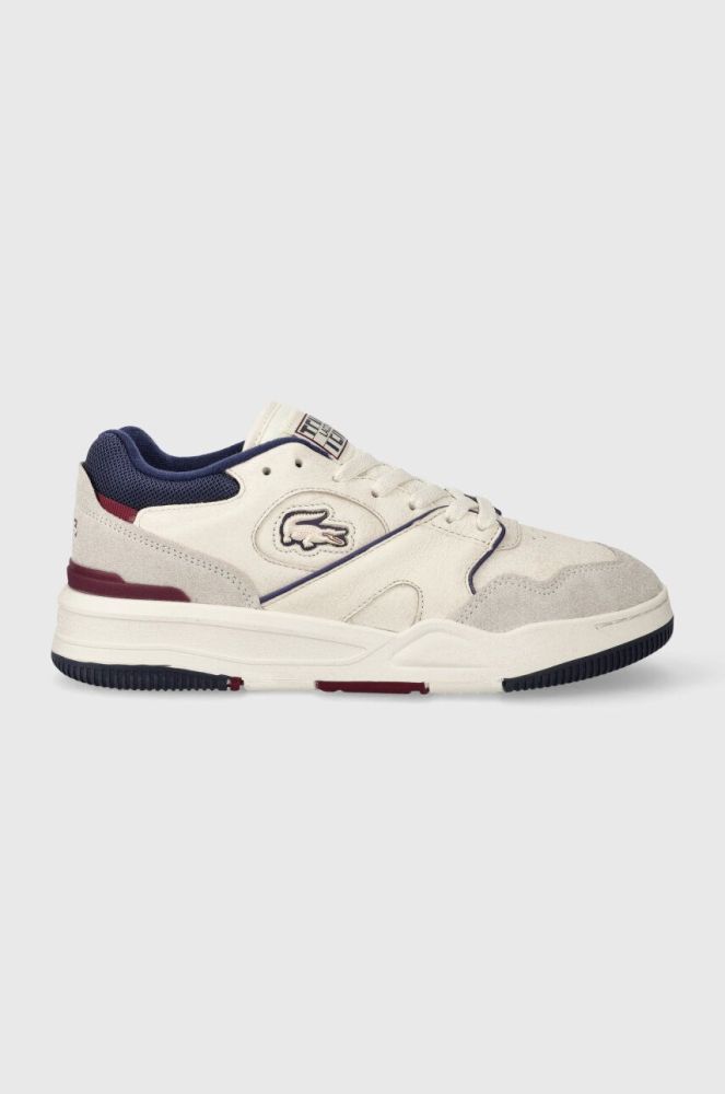Шкіряні кросівки Lacoste LINESHOT 223 3 SMA колір бежевий 46SMA0088