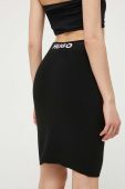 Спідниця HUGO колір чорний mini олівець (3325160)