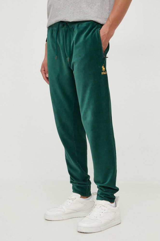 Polo Ralph Lauren колір зелений однотонні
