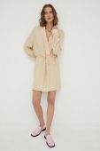Сукня Herskind колір бежевий mini пряма (3335759)
