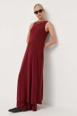 Сукня Max Mara Leisure колір бордовий maxi пряма