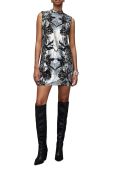 Сукня AllSaints Harper колір срібний mini пряма