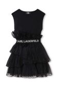 Дитяча сукня Karl Lagerfeld колір чорний mini розкльошена (3421823)