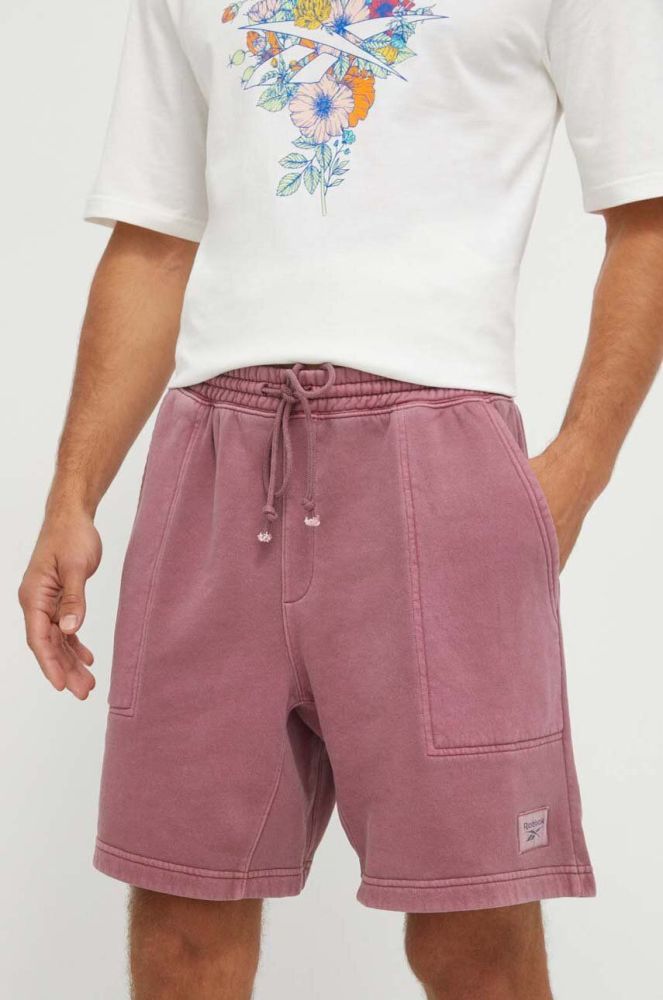 Шорти Reebok Classic чоловічі колір бордовий (3568827)