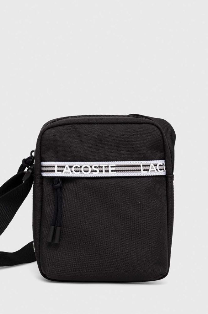 Сумка Lacoste колір чорний