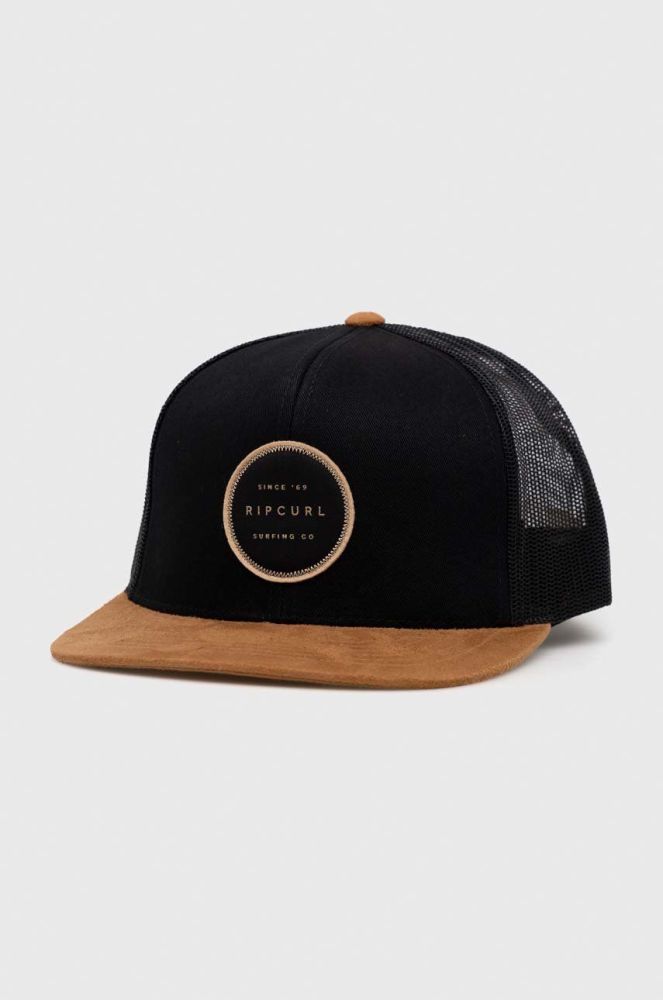 Кепка Rip Curl колір чорний з аплікацією (2812580)