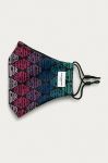 Kurt Geiger London - Захисна маска MONOGRAM FACE колір чорний