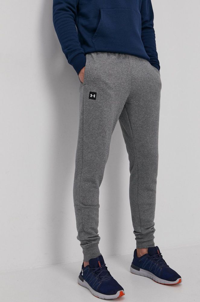 Штани Under Armour 1357128 чоловічі колір сірий гладке 1357128-012